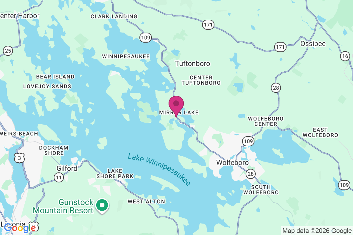 Carte de Mirror Lake