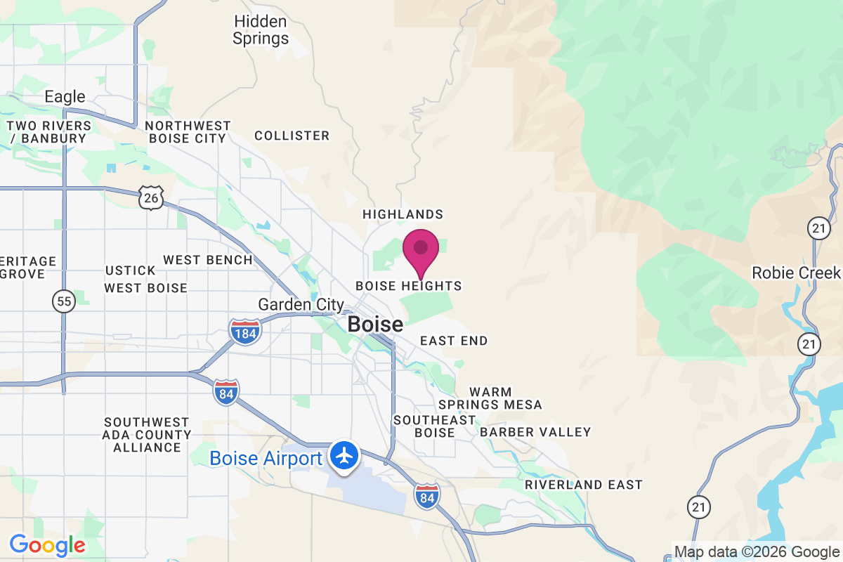 Carte de Boise Hills Village