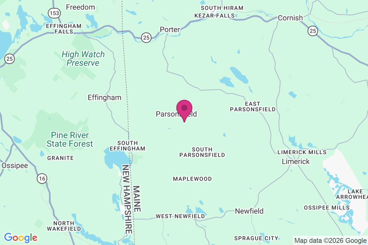 Carte de Parsonsfield