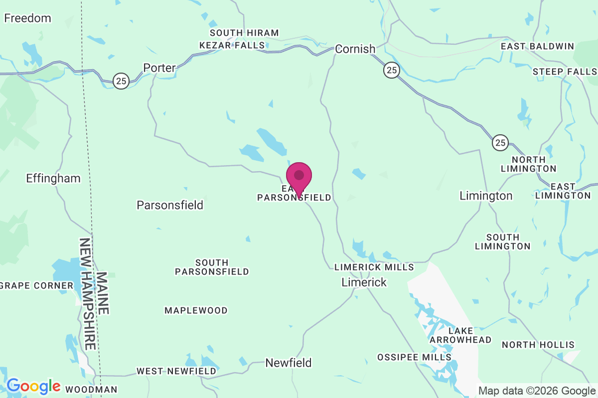 Carte de East Parsonsfield