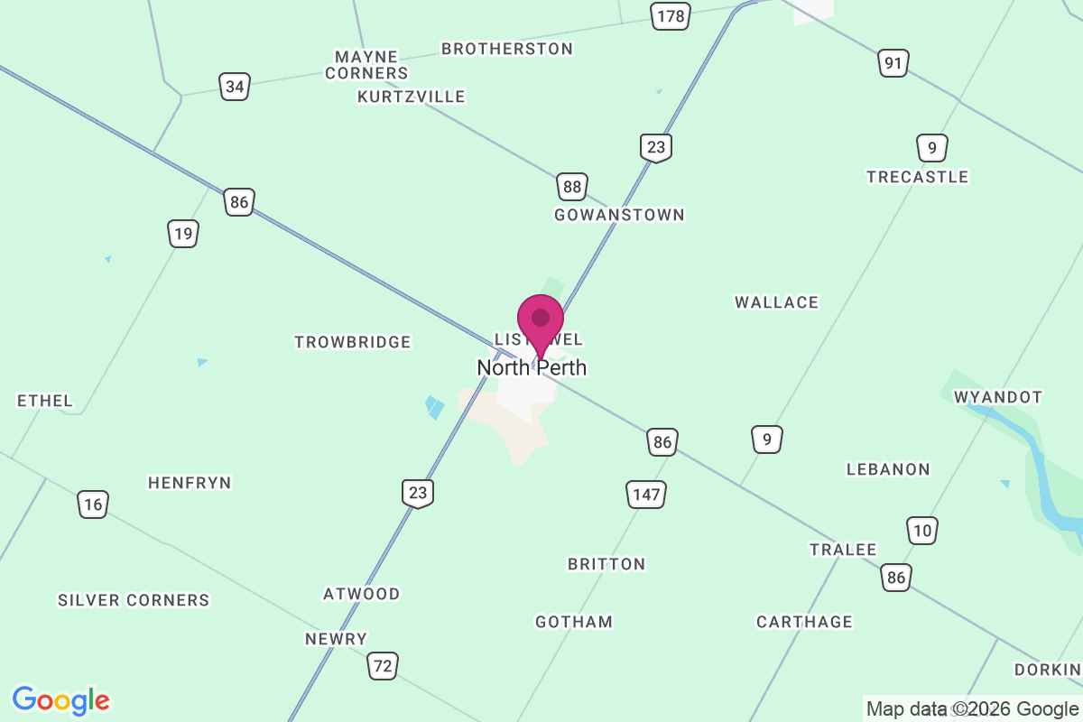 Carte de Gowanstown