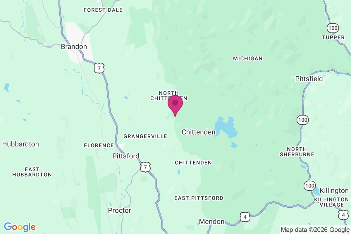 Carte de North Chittenden
