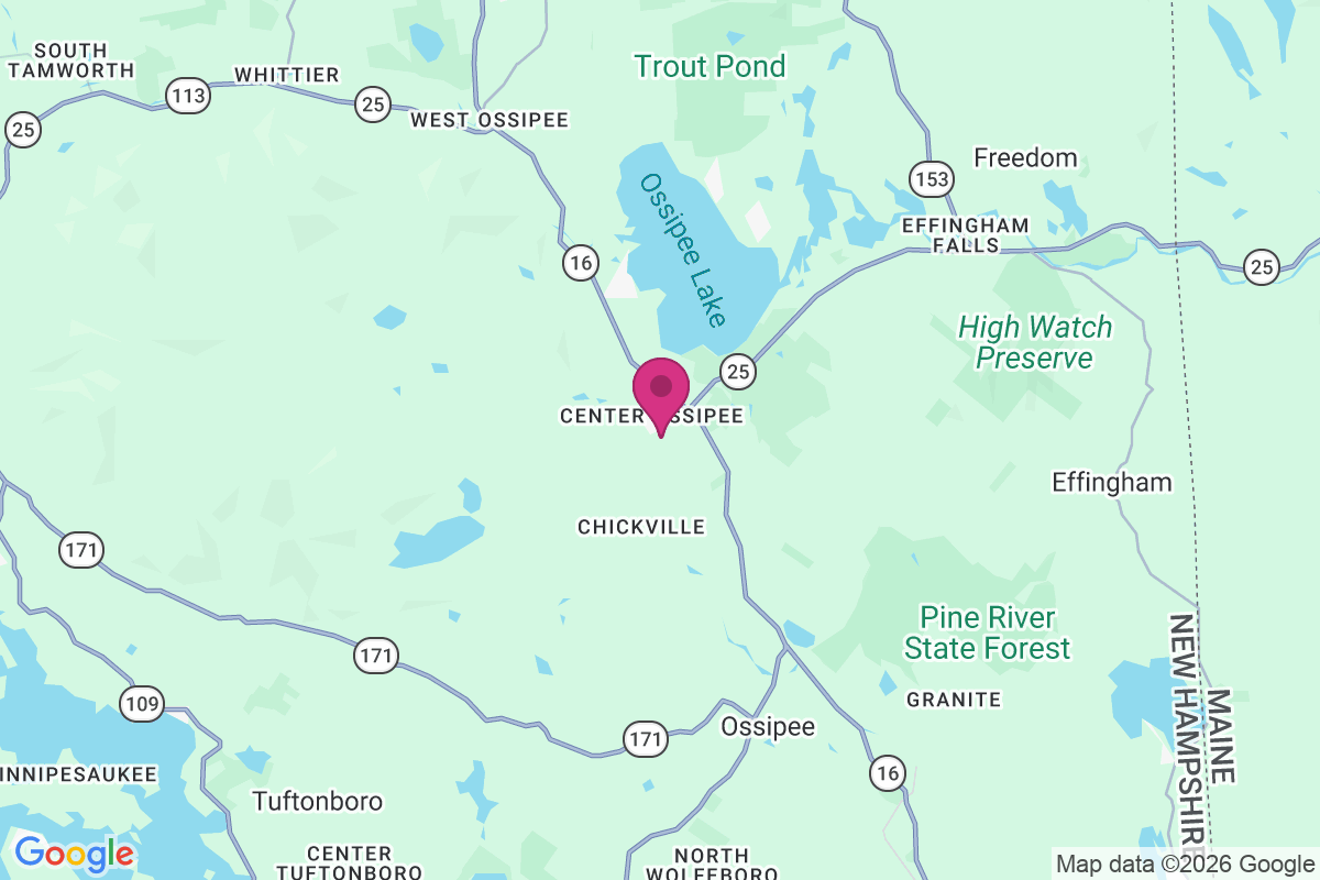 Carte de Center Ossipee