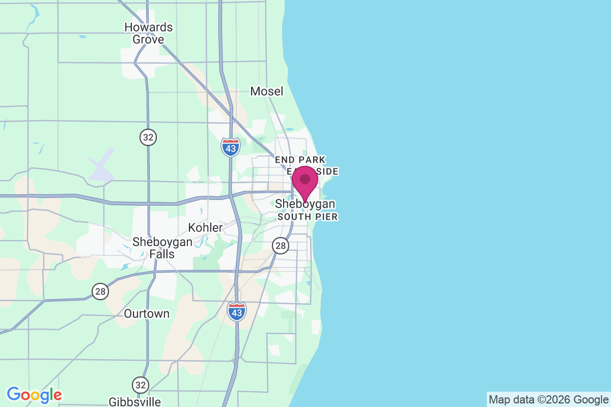 Carte de Sheboygan