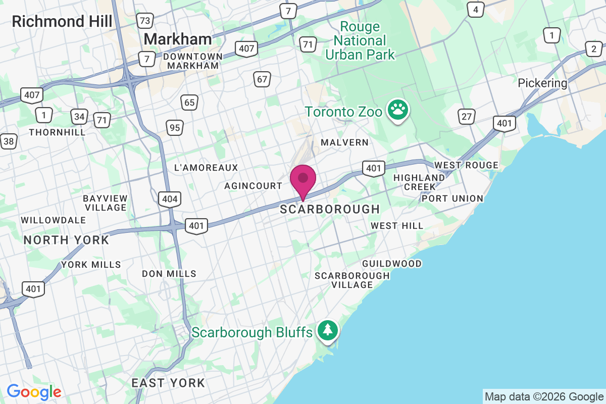Carte de Scarborough Township