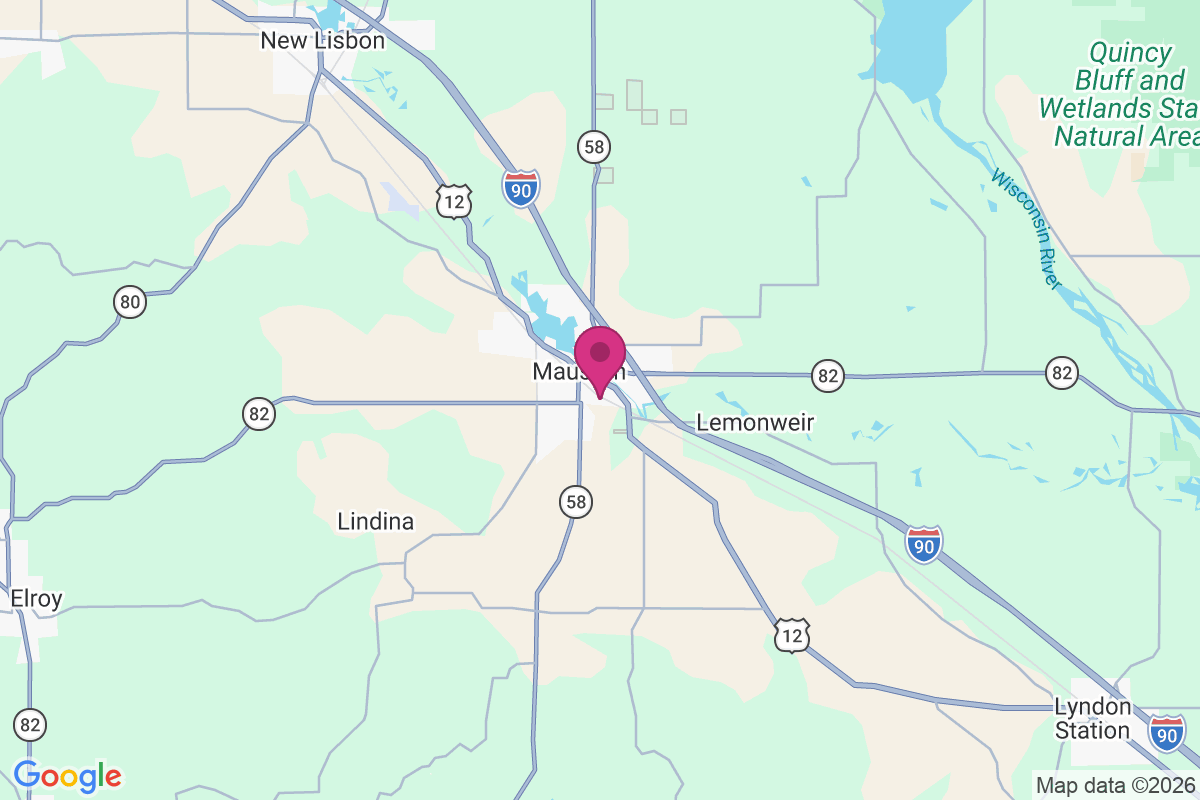 Carte de Mauston