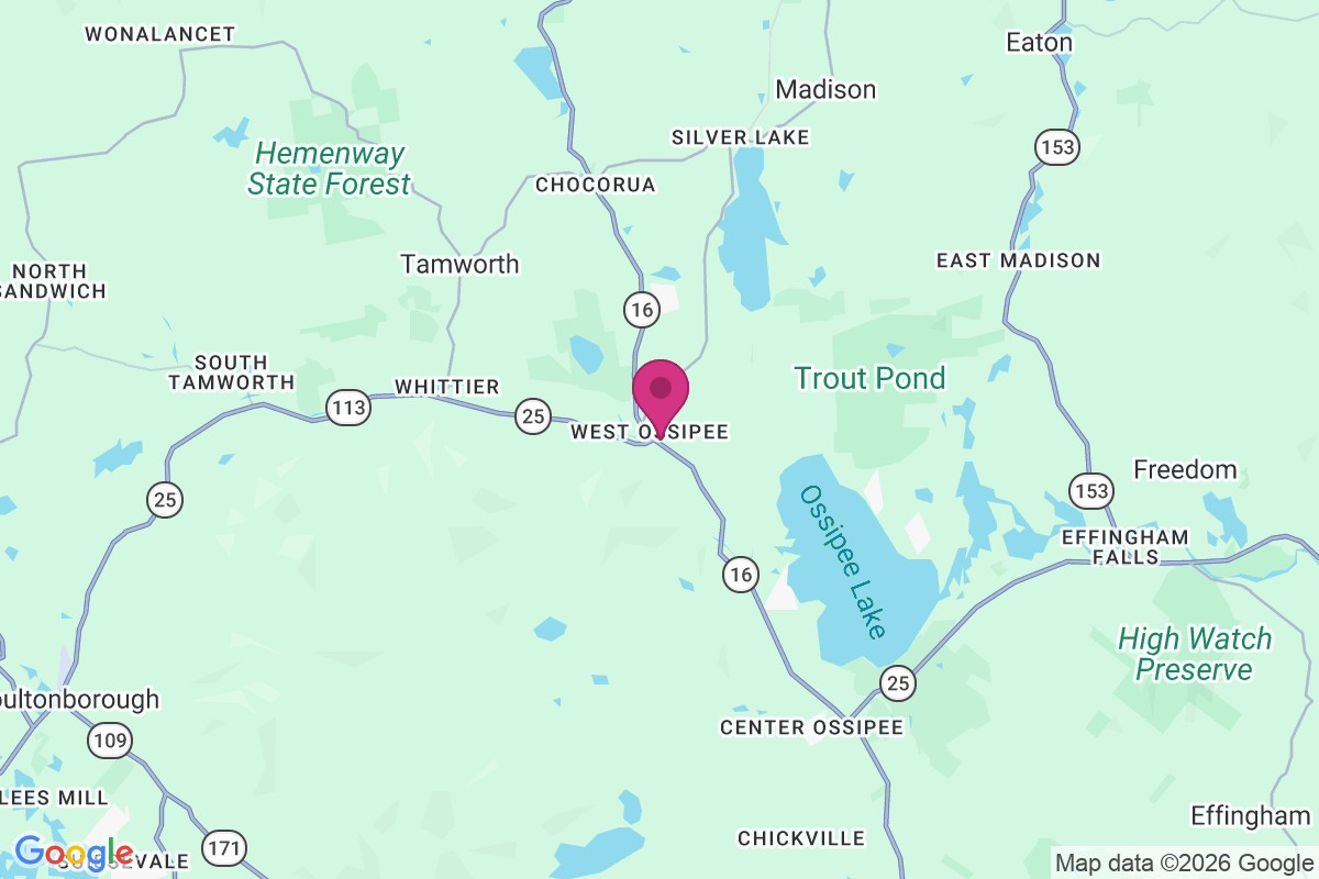 Carte de West Ossipee