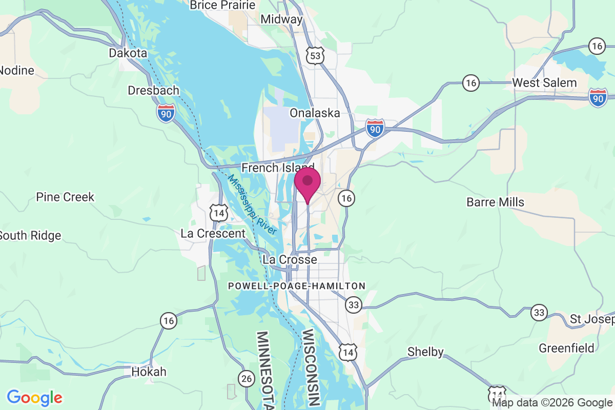 Carte de North La Crosse