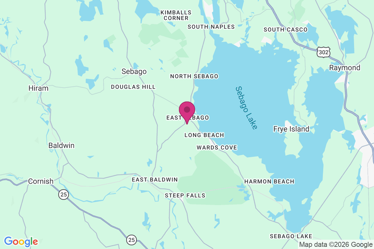 Carte de East Sebago