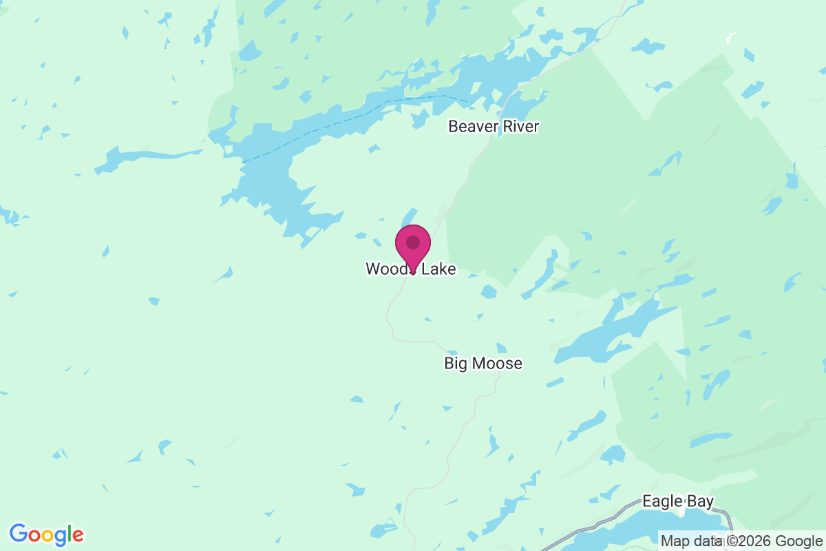 Carte de Woods Lake