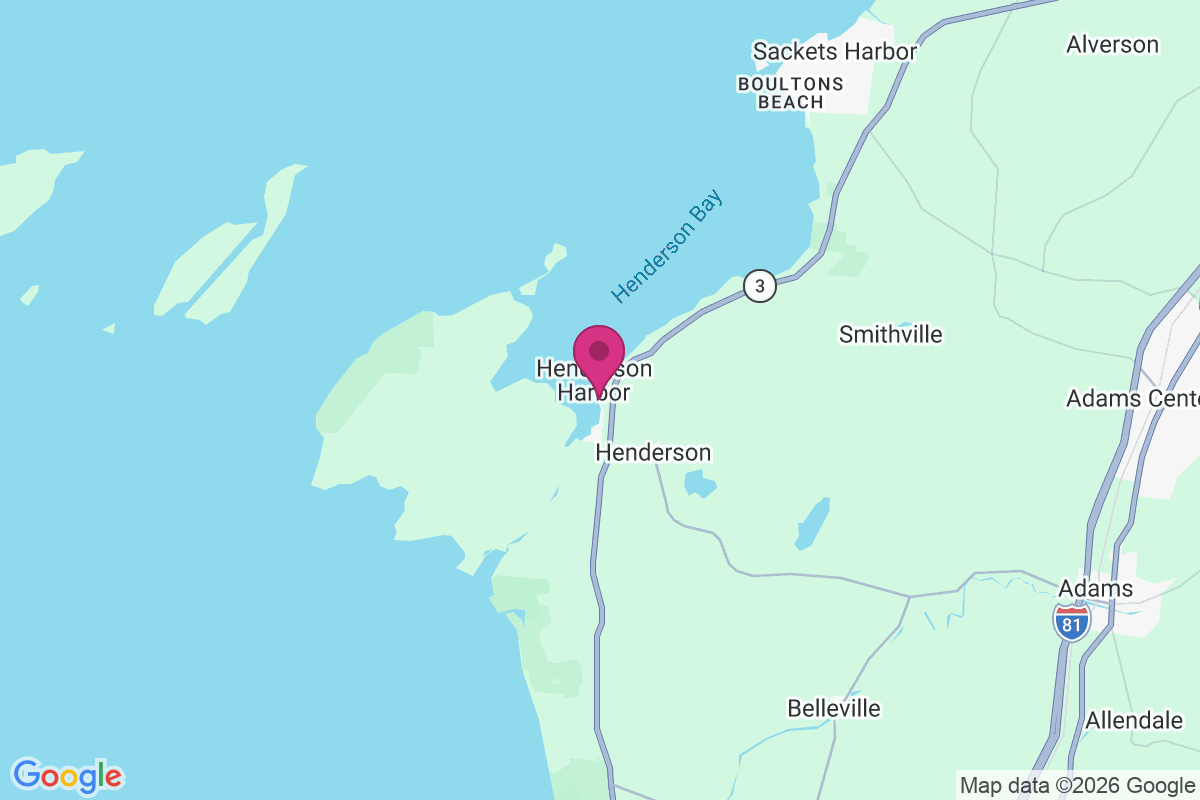 Carte de Henderson Harbor