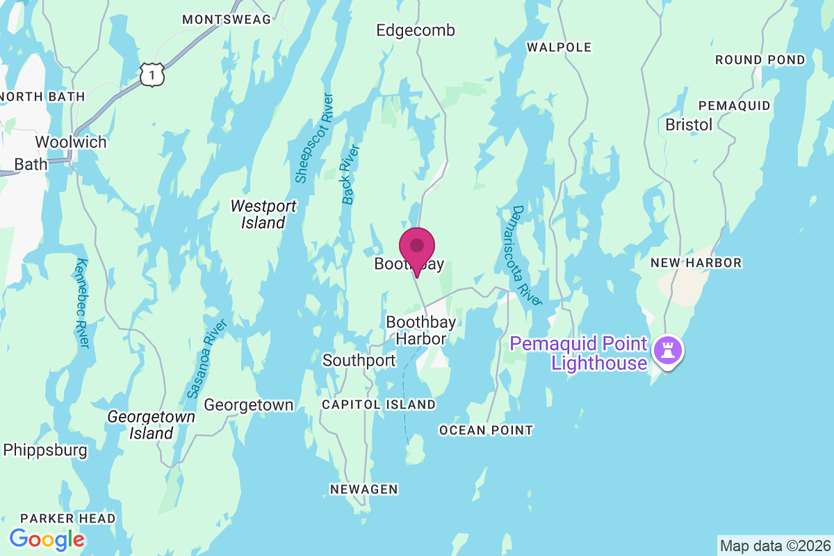Carte de Boothbay