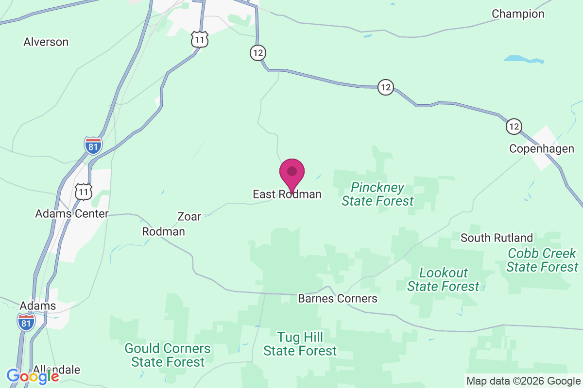 Carte de East Rodman