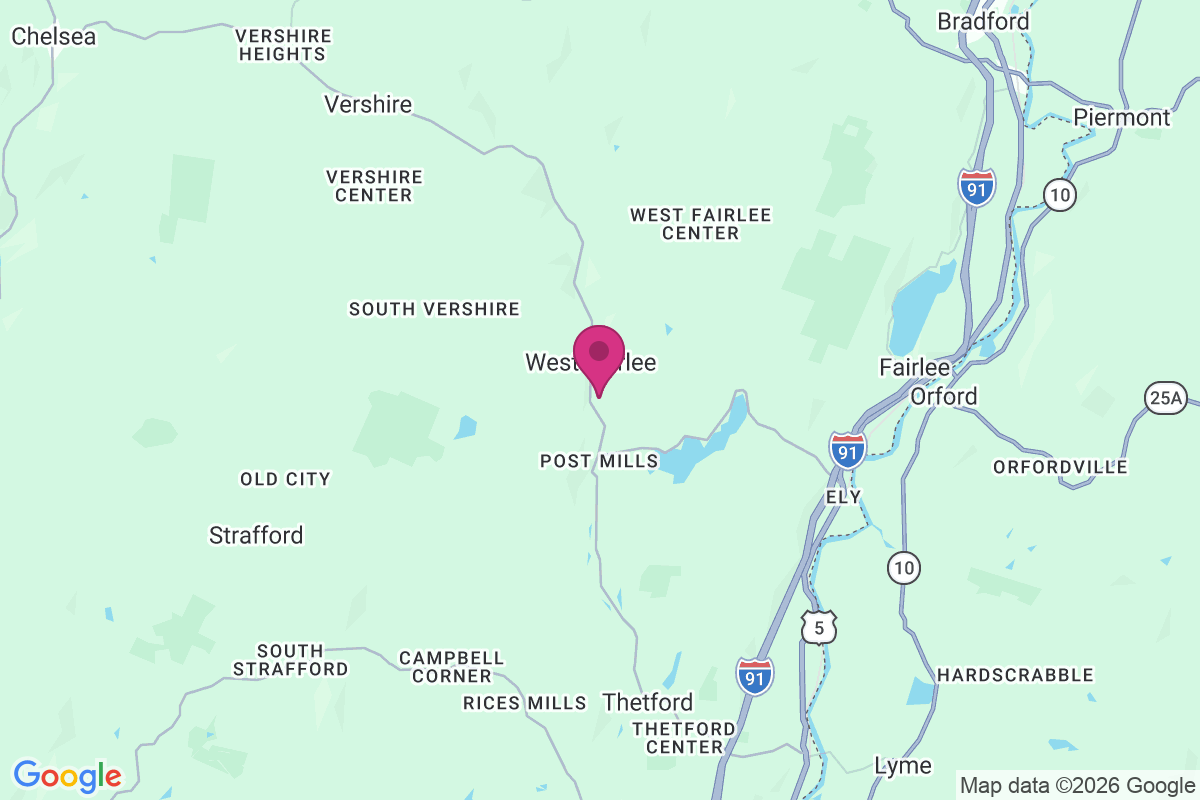 Carte de West Fairlee