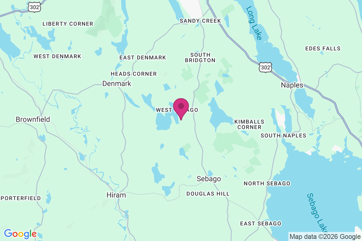 Carte de West Sebago