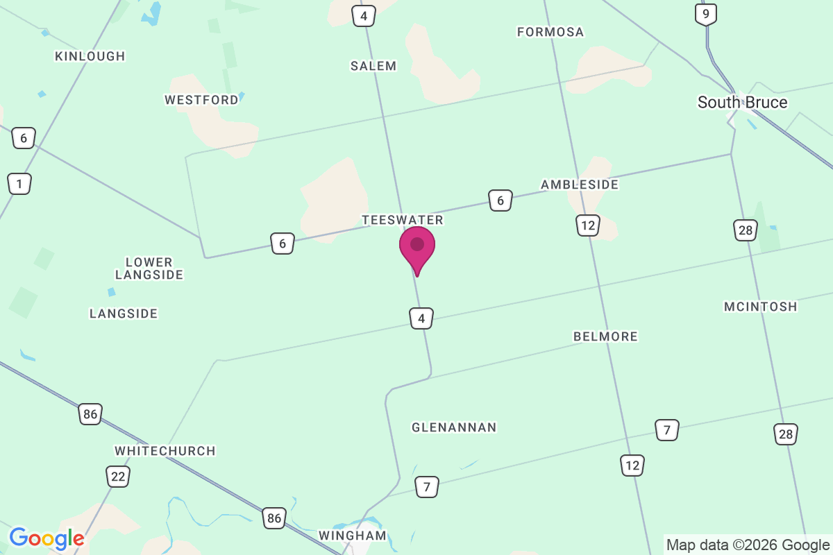 Carte de Teeswater