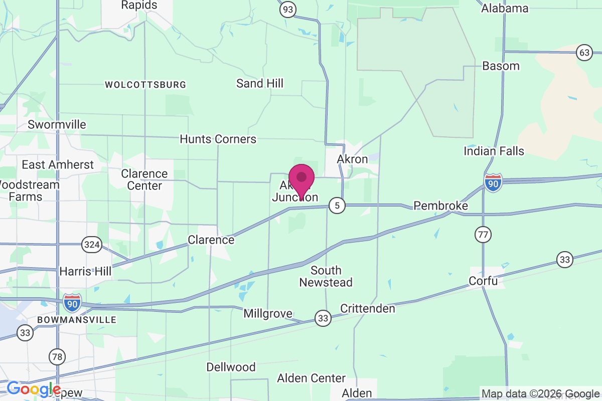 Carte de Akron Junction