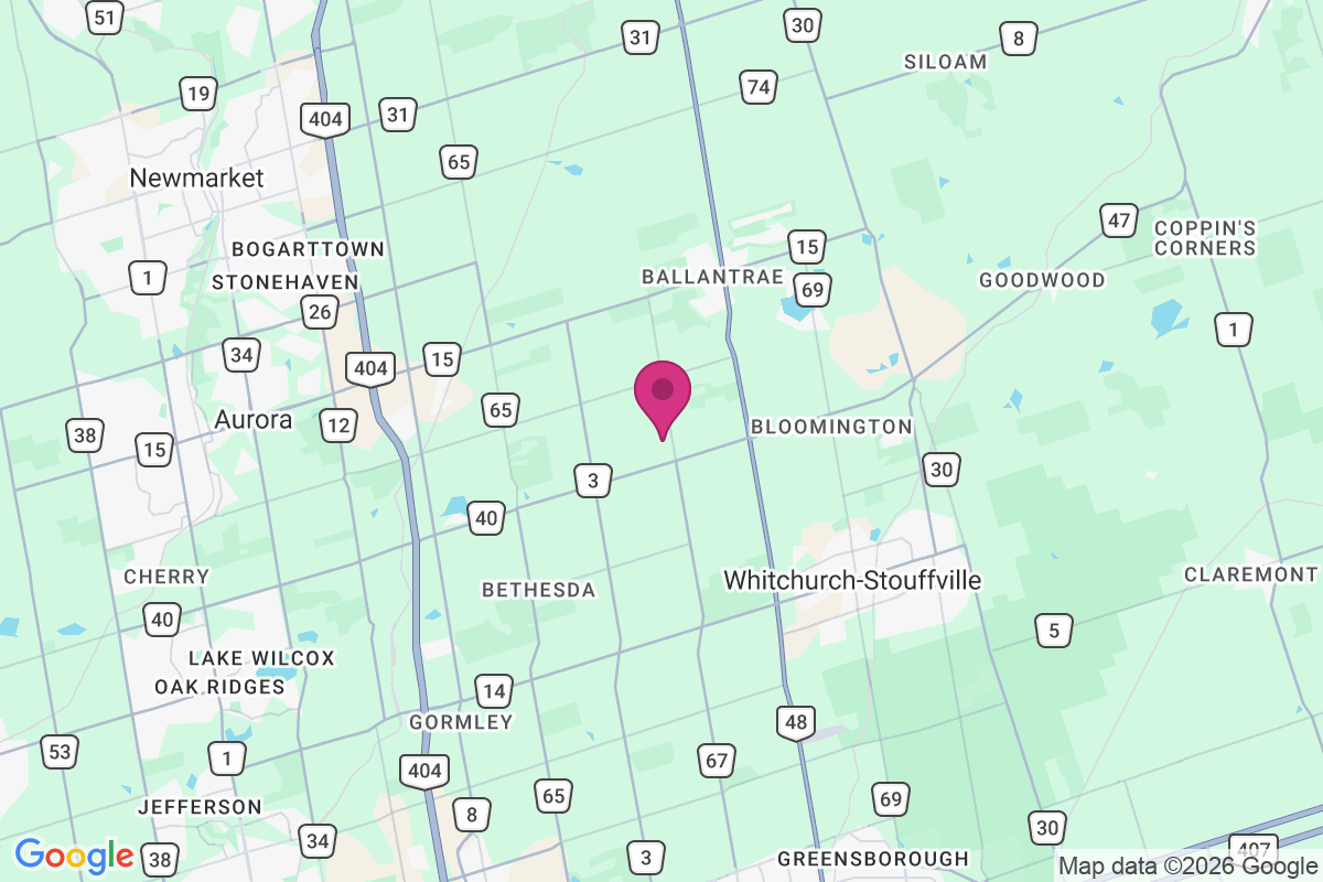 Carte de Whitchurch-Stouffville