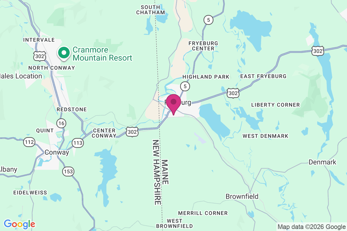 Carte de Fryeburg