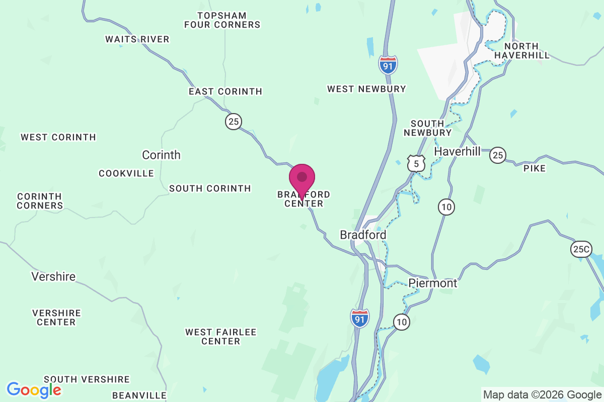 Carte de Bradford Center