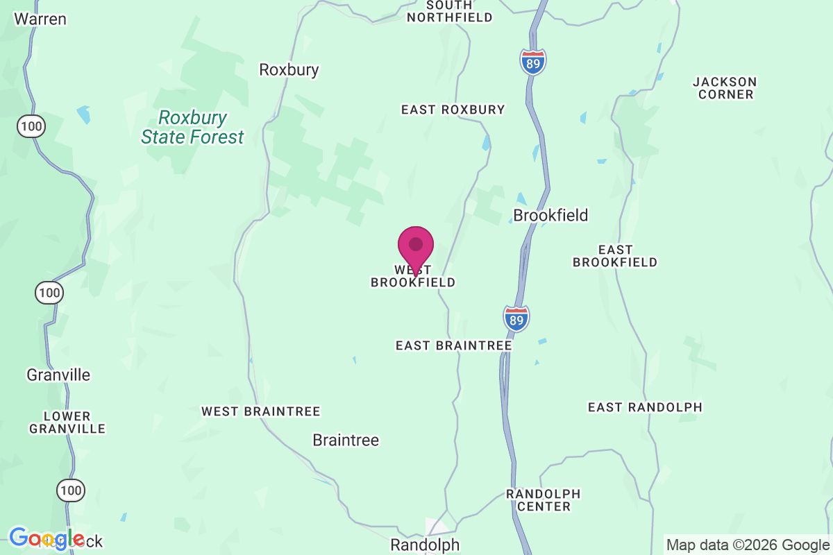 Carte de West Brookfield