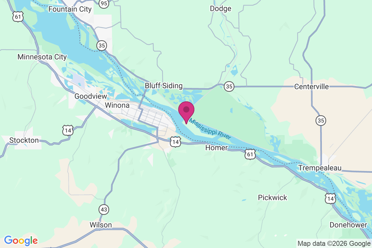 Carte de East Winona