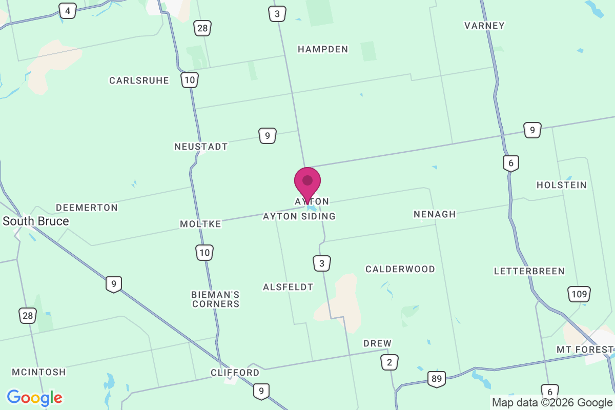 Carte de Ayton