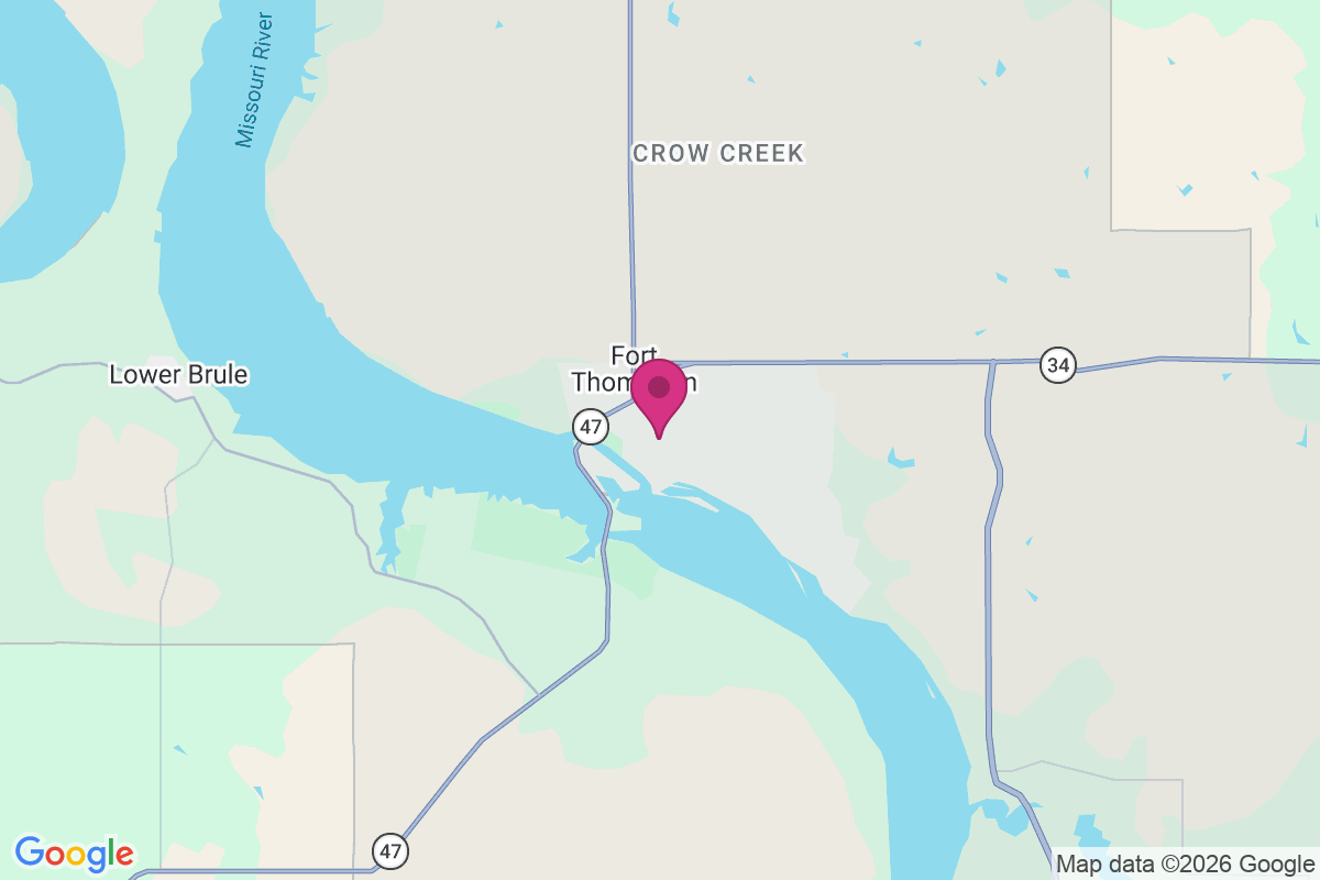 Carte de Fort Thompson