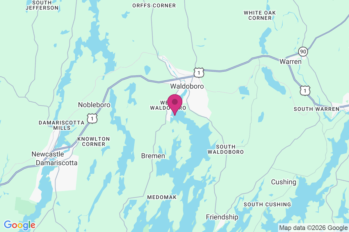 Carte de West Waldoboro