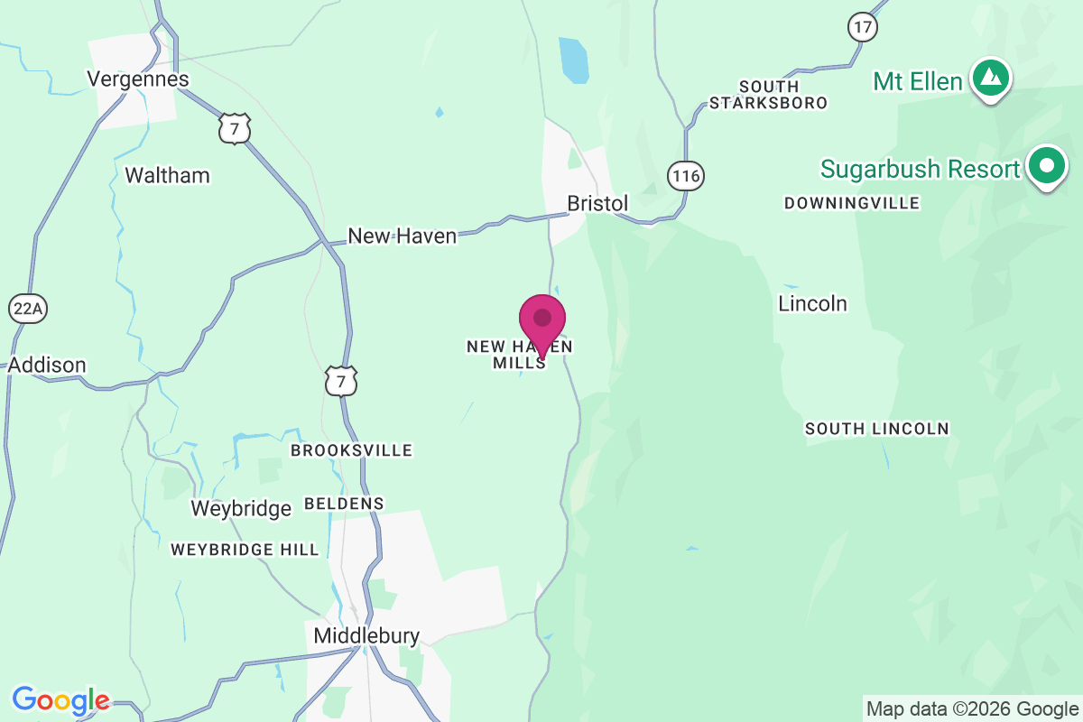 Carte de New Haven Mills