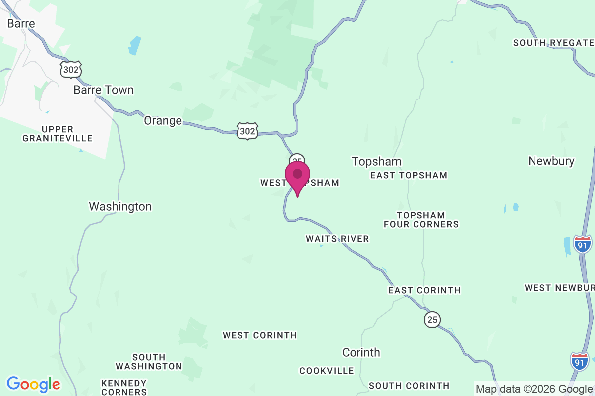 Carte de West Topsham