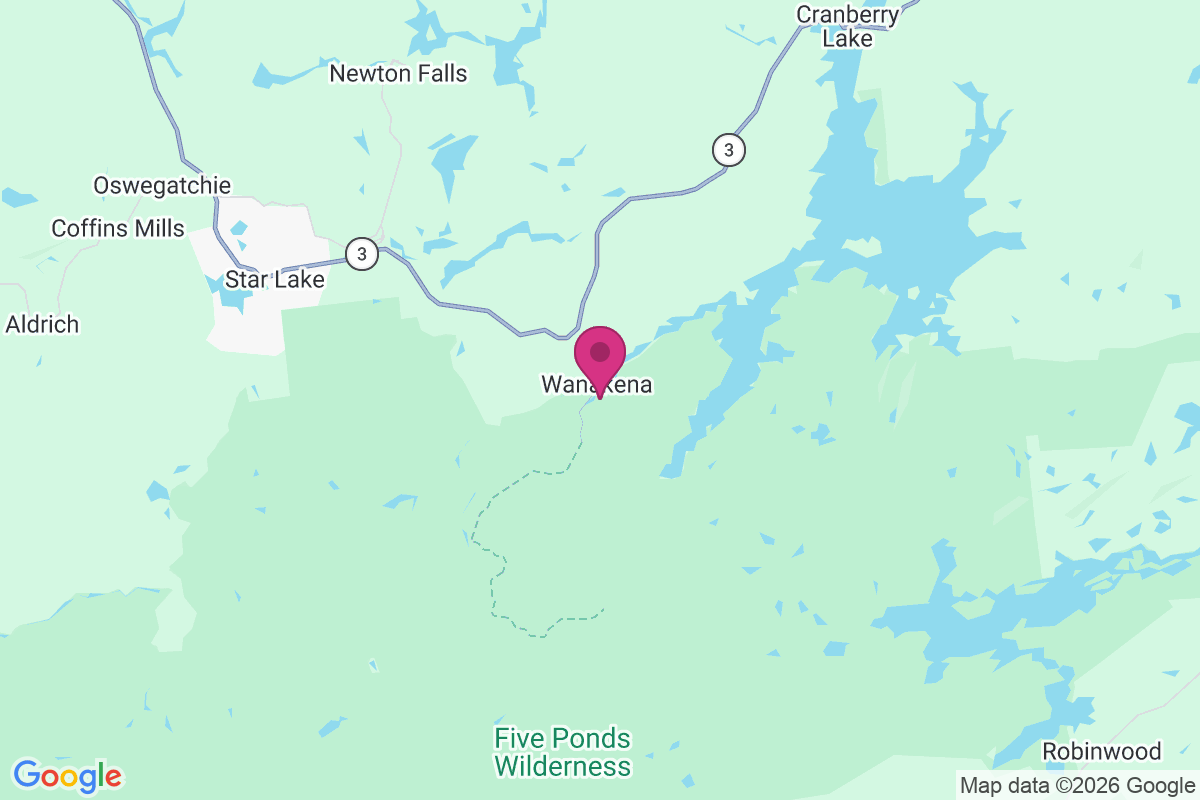 Carte de Wanakena