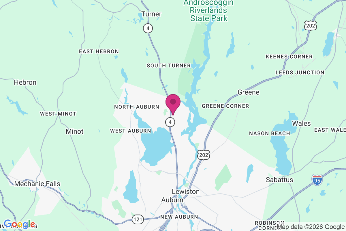 Carte de Auburn Plains