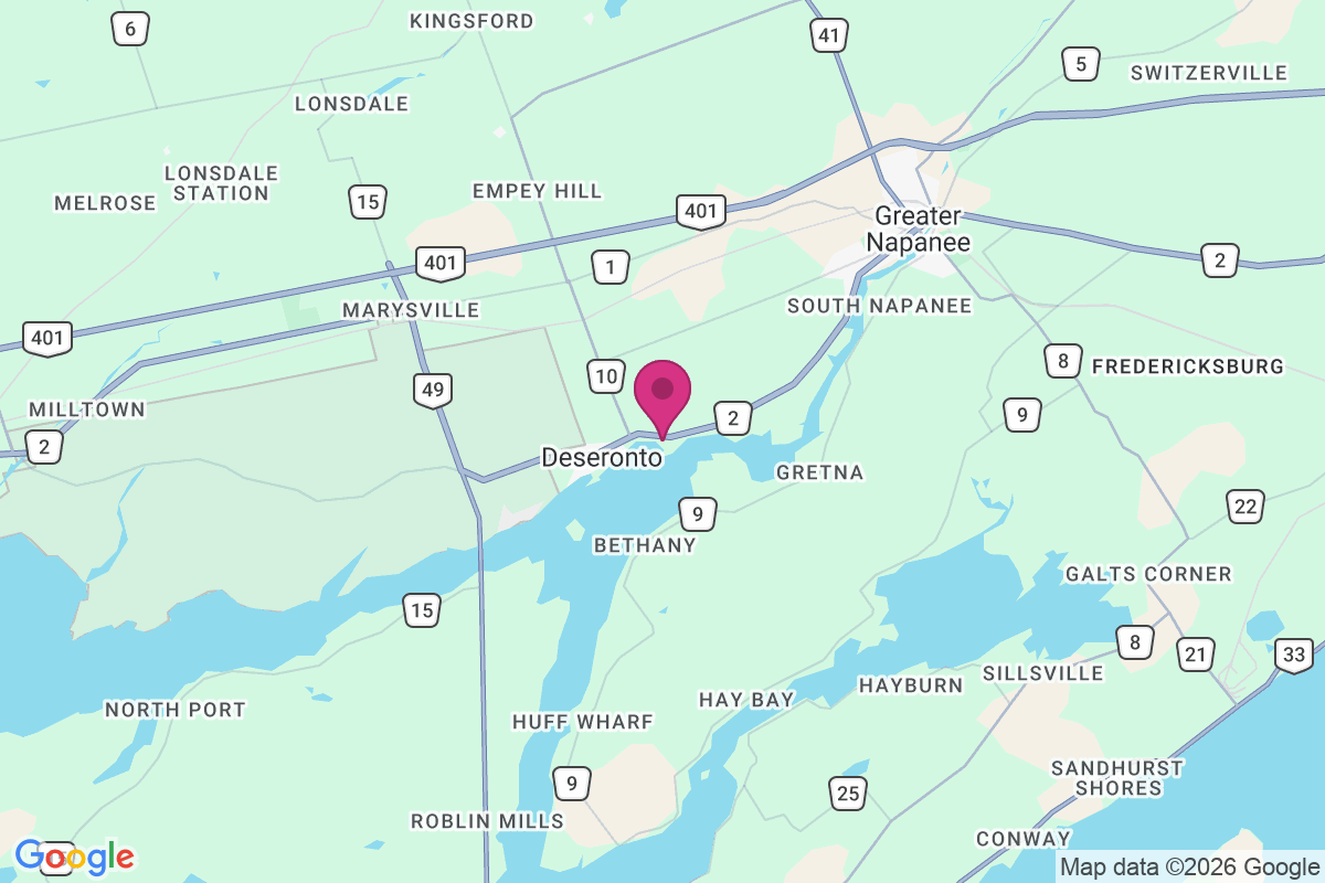 Carte de Deseronto