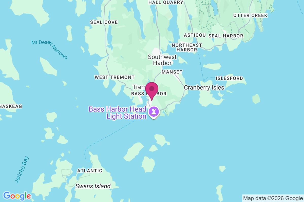Carte de Bass Harbor