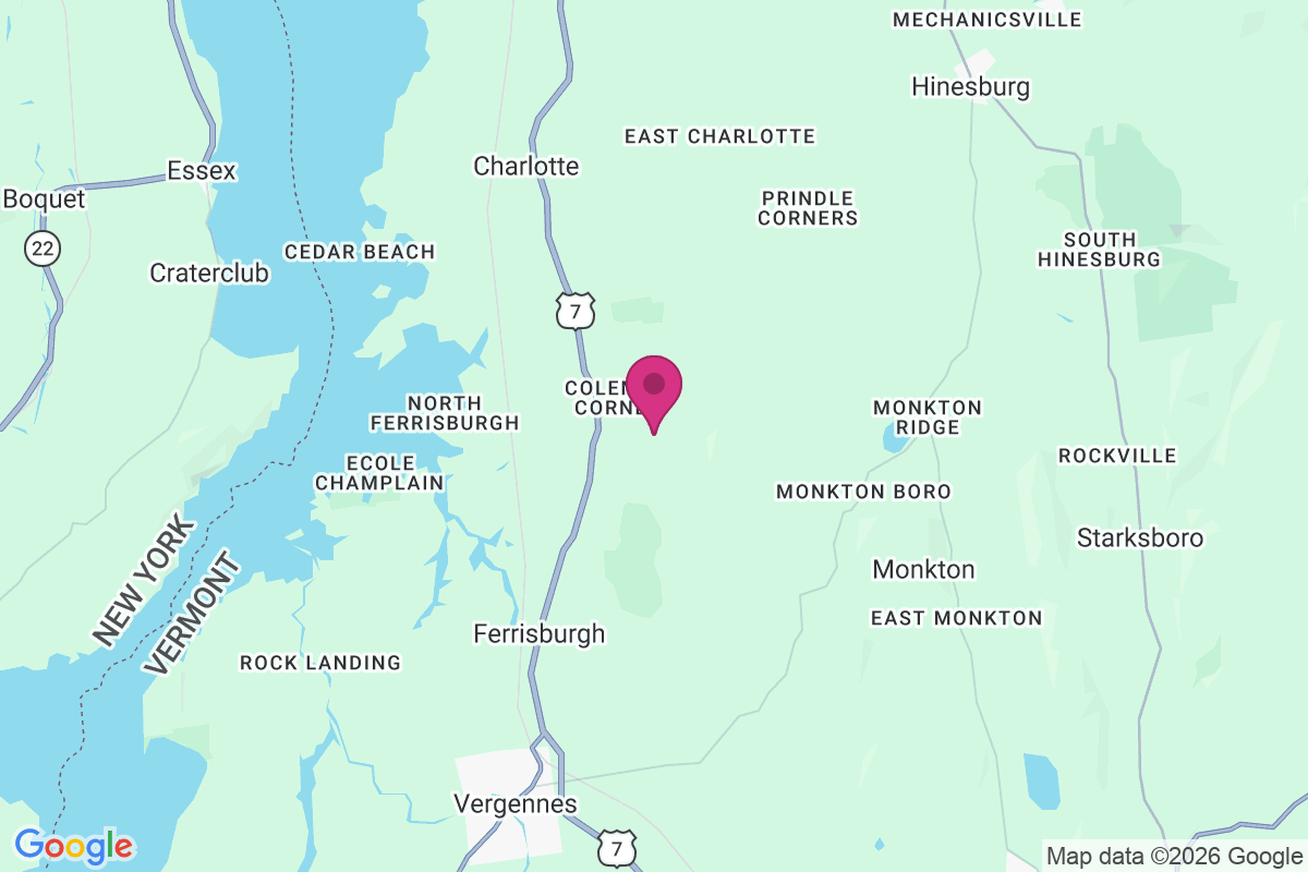 Carte de North Ferrisburgh