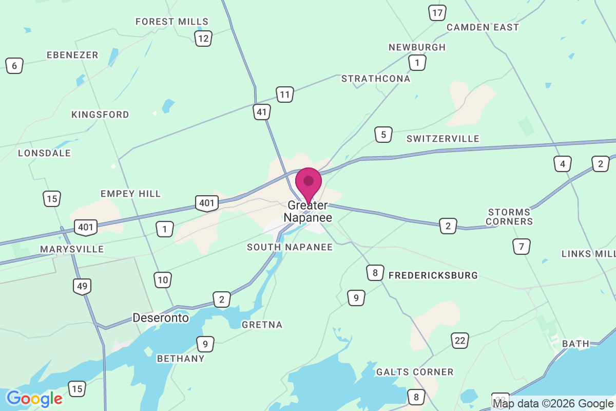 Carte de Napanee