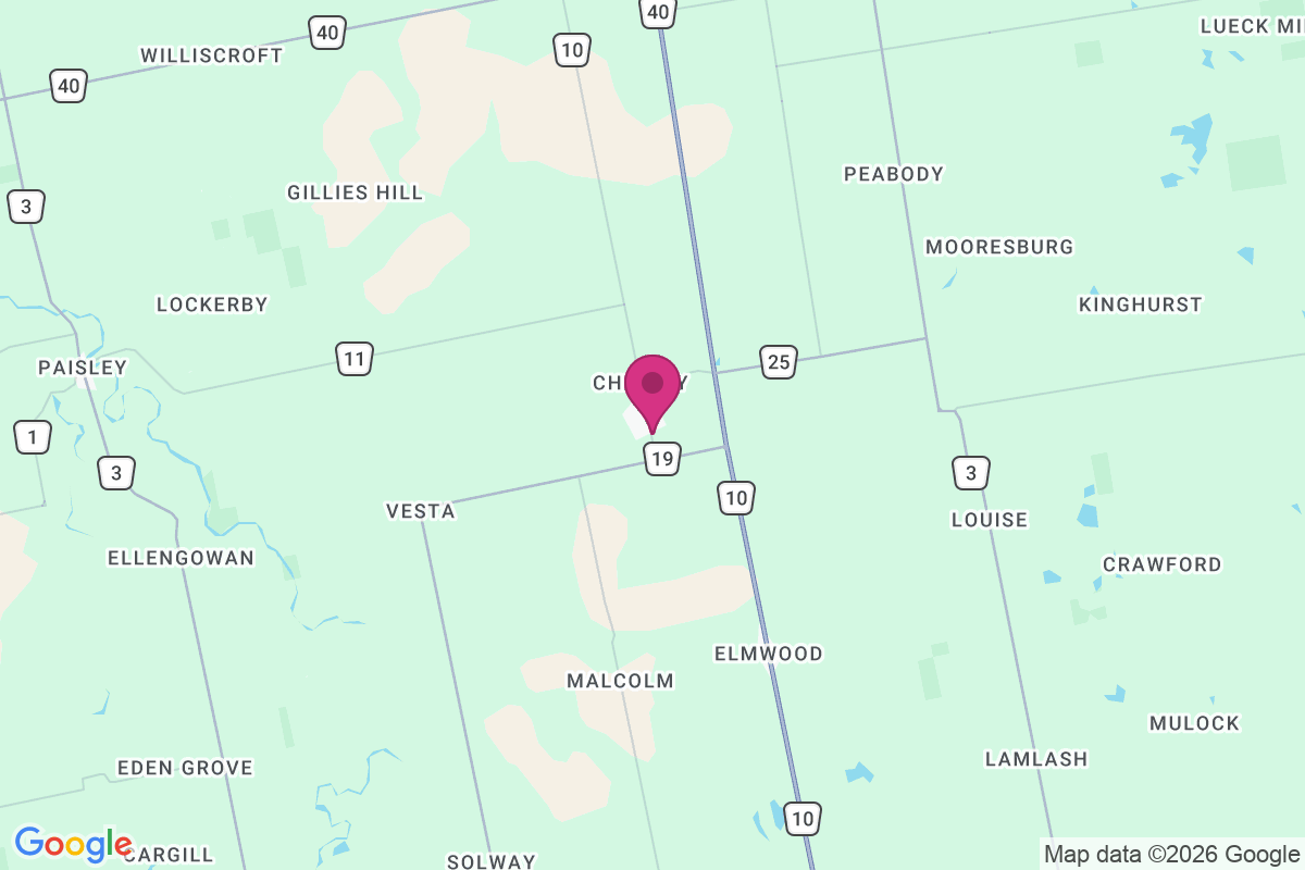 Carte de Williamsford