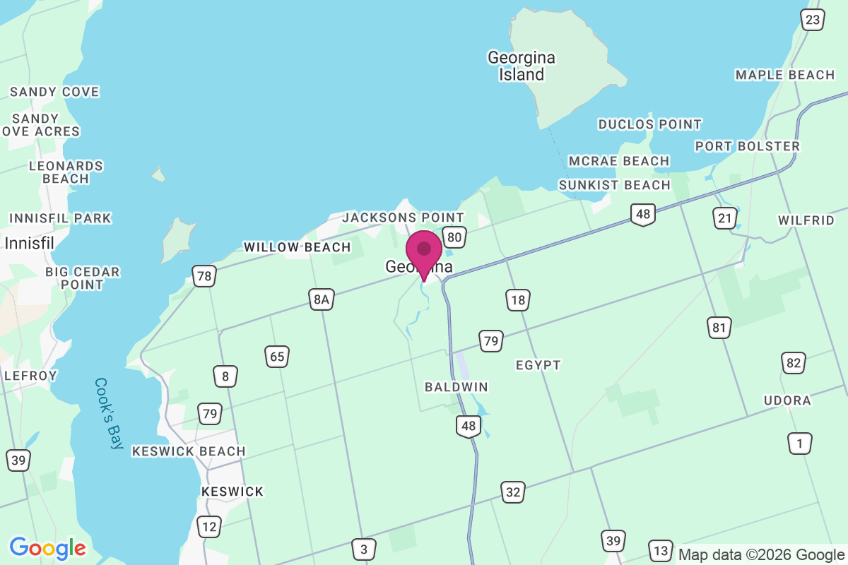 Carte de Jacksons Point