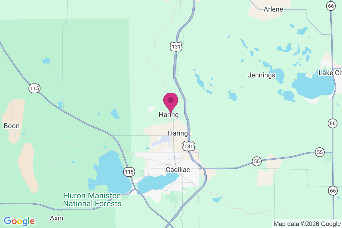 Carte de Missaukee Junction