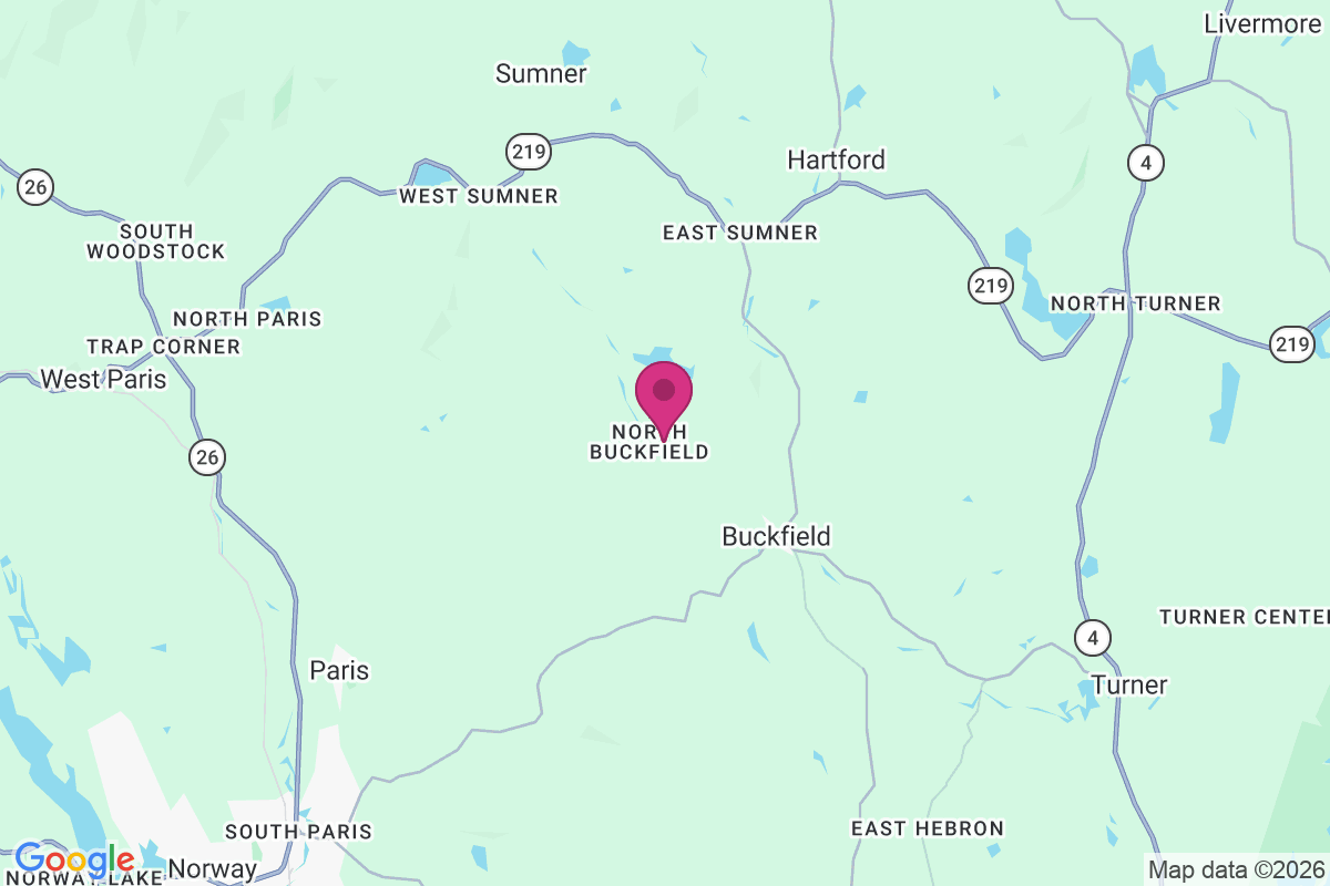Carte de North Buckfield