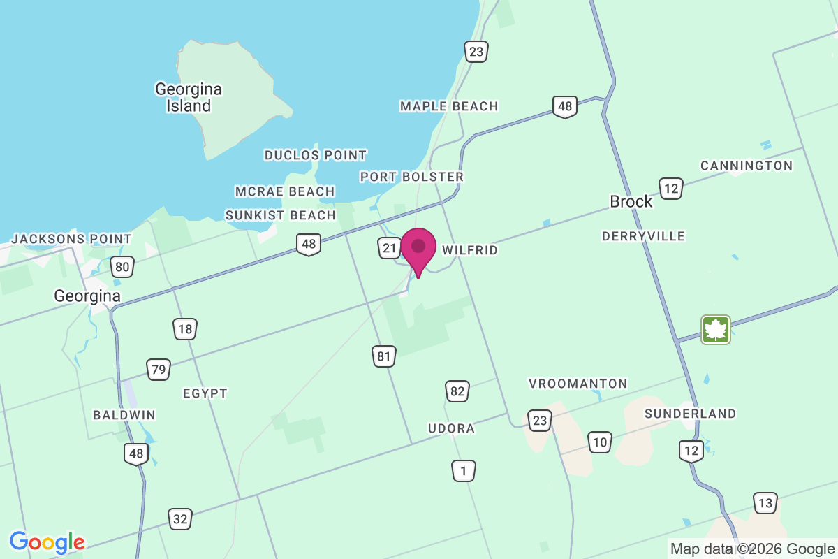 Carte de Pefferlaw