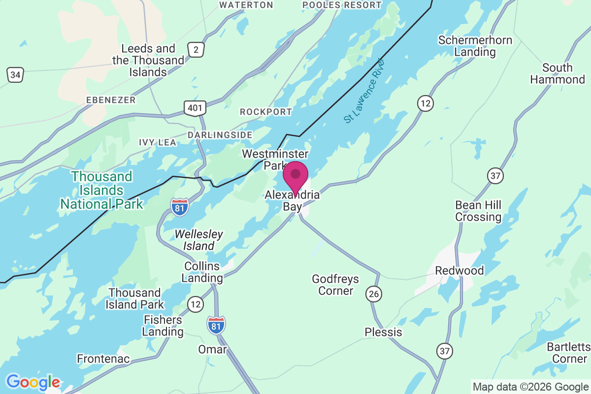 Carte de Wellesley Island