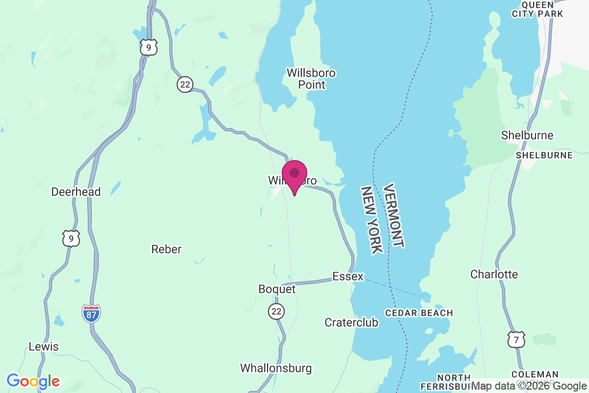 Carte de Willsboro
