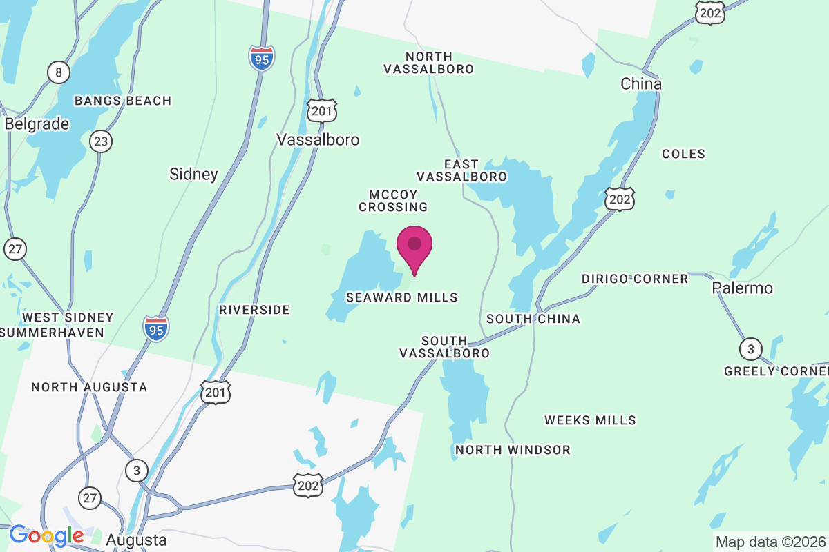 Carte de Center Vassalboro