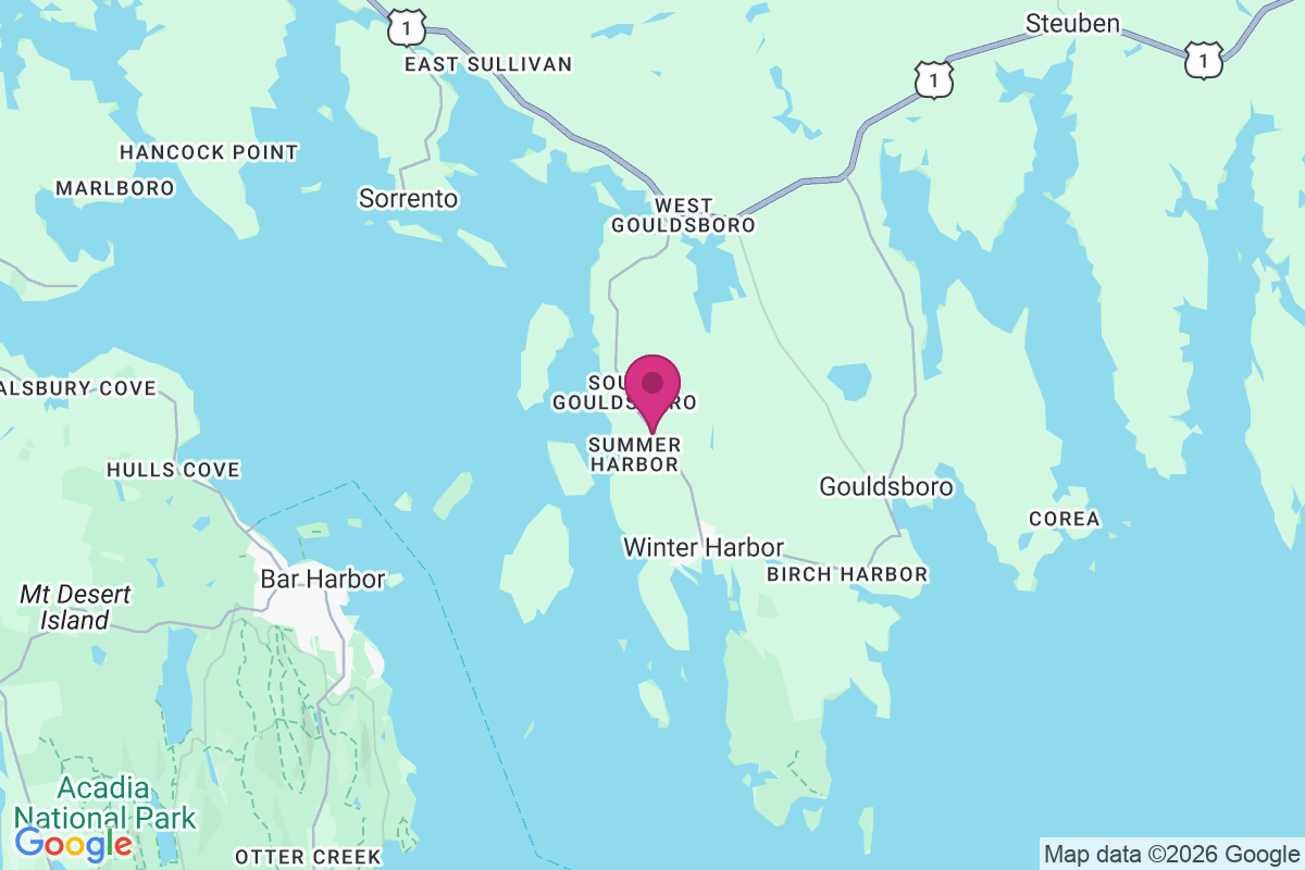Carte de South Gouldsboro