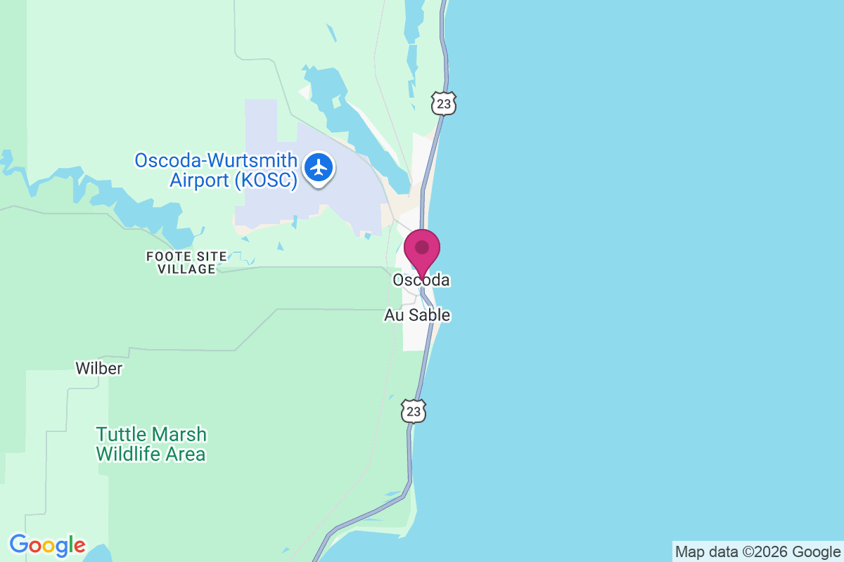 Carte de Oscoda