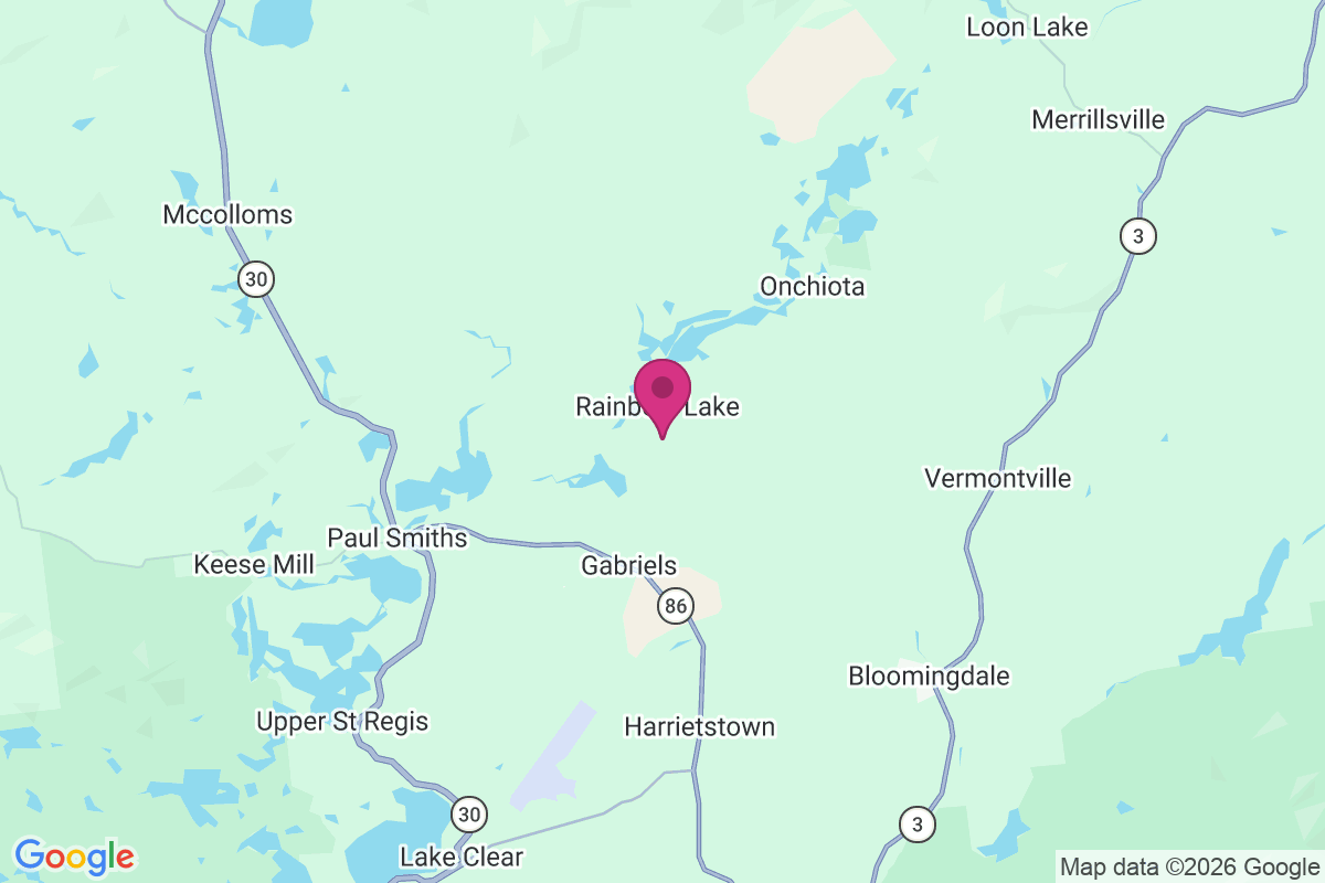 Carte de Rainbow Lake