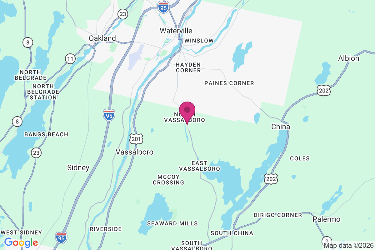 Carte de North Vassalboro