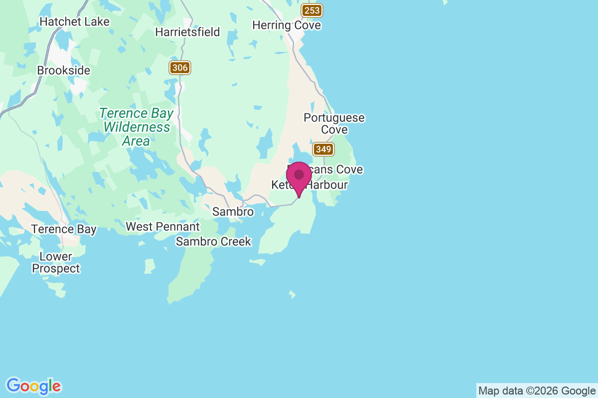 Carte de Herring Cove